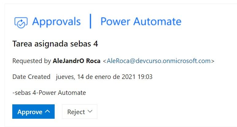 Aprobaciones power Automate
