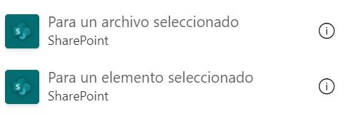 desencadenadores manuales sharepoint